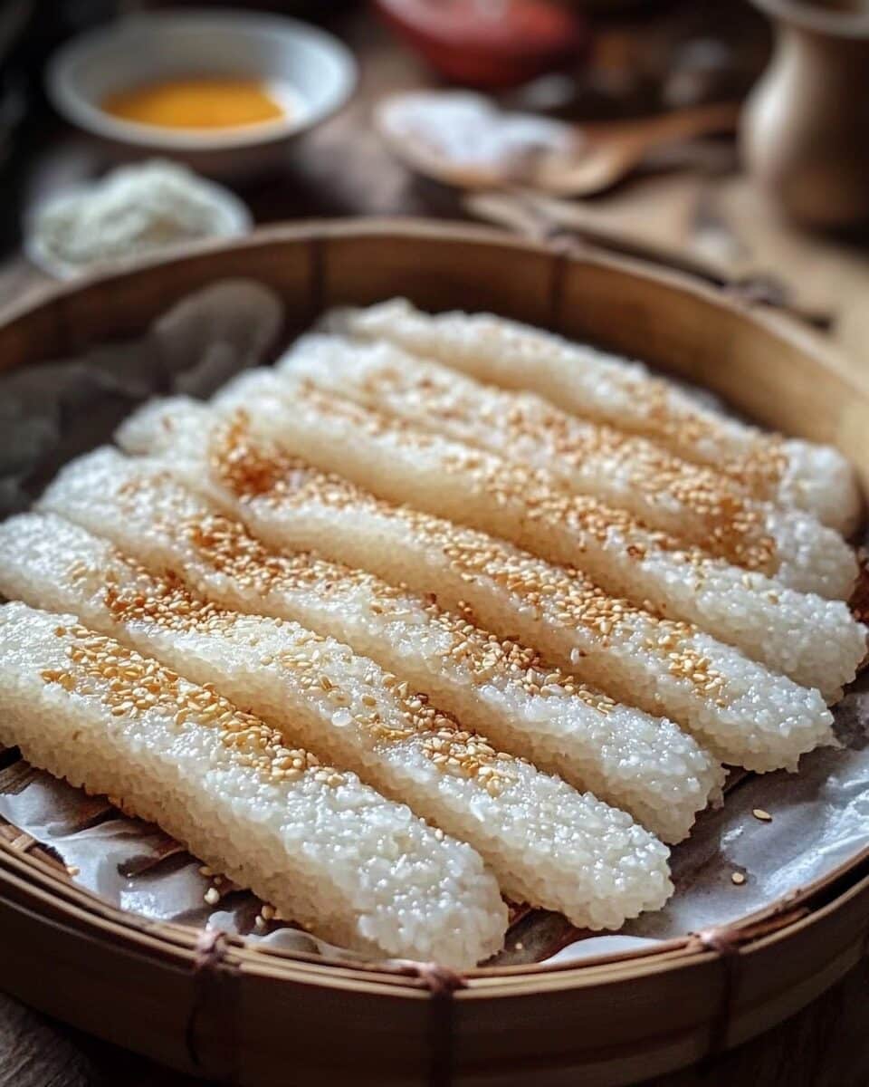 Sweet Chinese New Year Glutinous Rice Cake