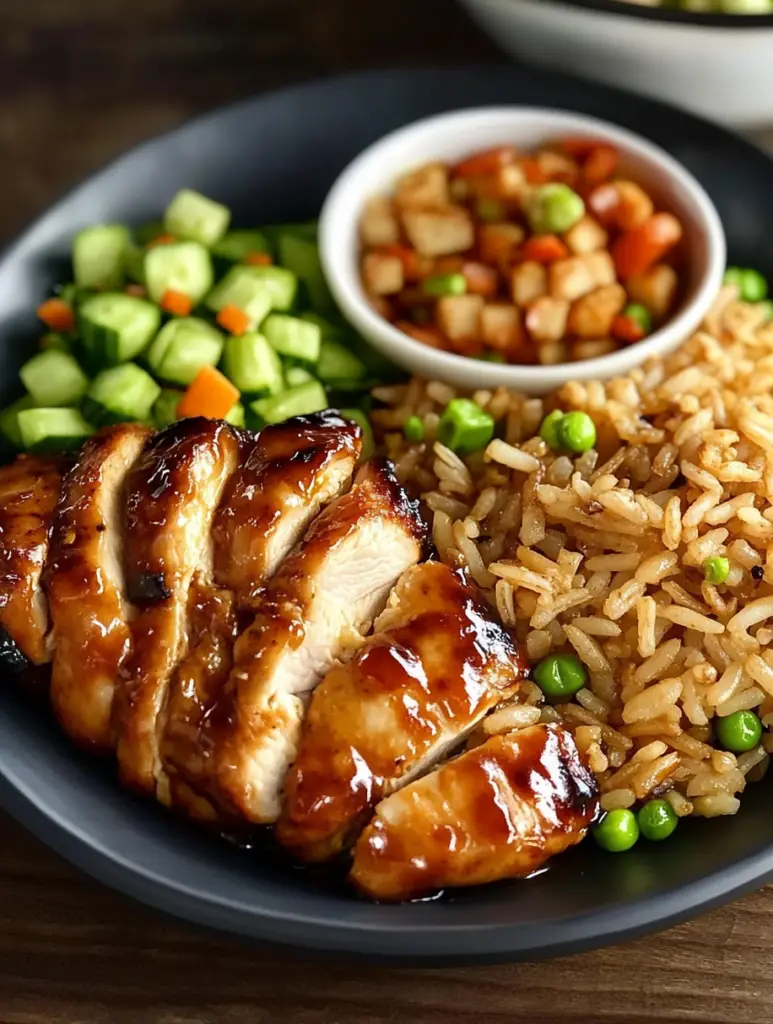 Hibachi Chicken with Fried Rice 