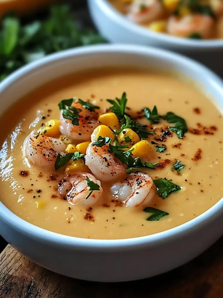 New Orleans Shrimp and Corn Bisque