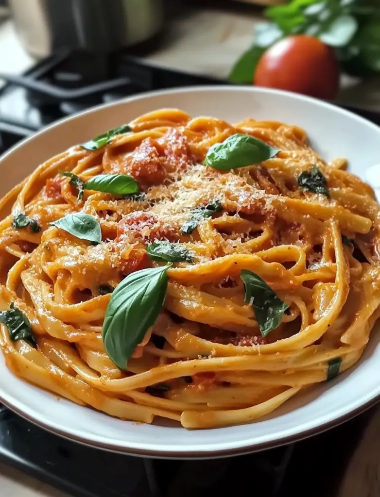 Spicy Creamy Tomato Pasta