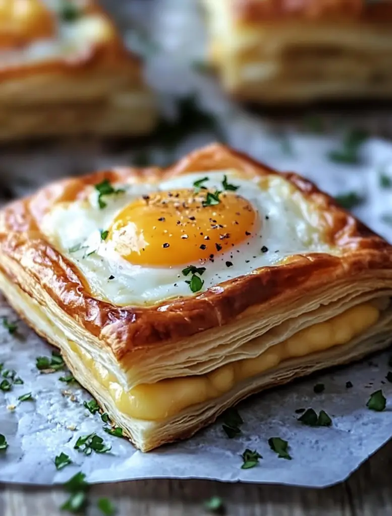Puff Pastry Croque Madame