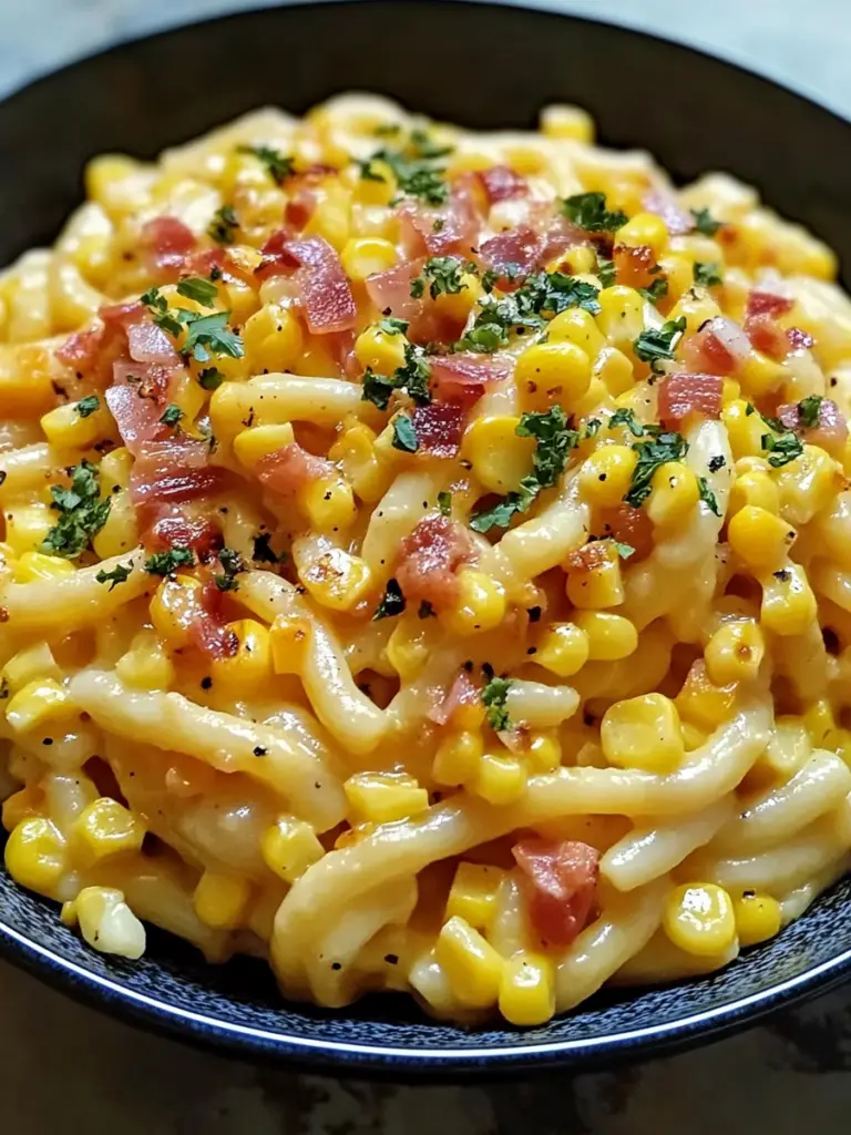 Spicy Corn Carbonara