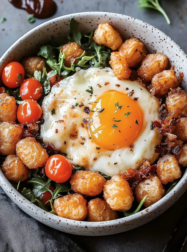 Tater Tot Breakfast Bowl