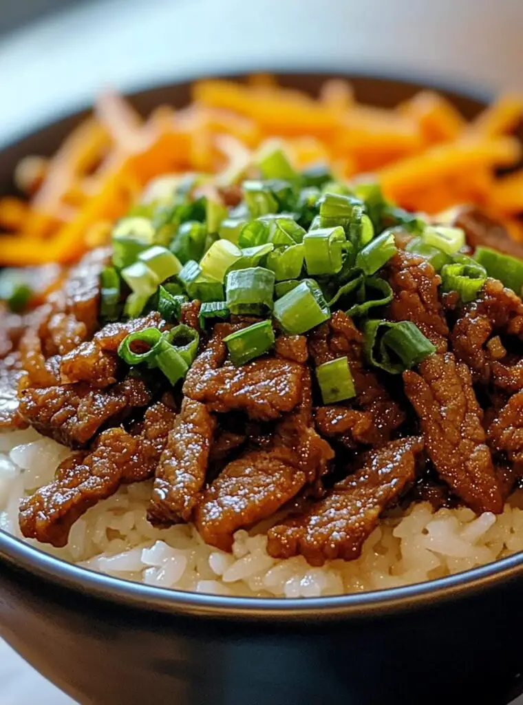 Crispy Beef Rice Bowl