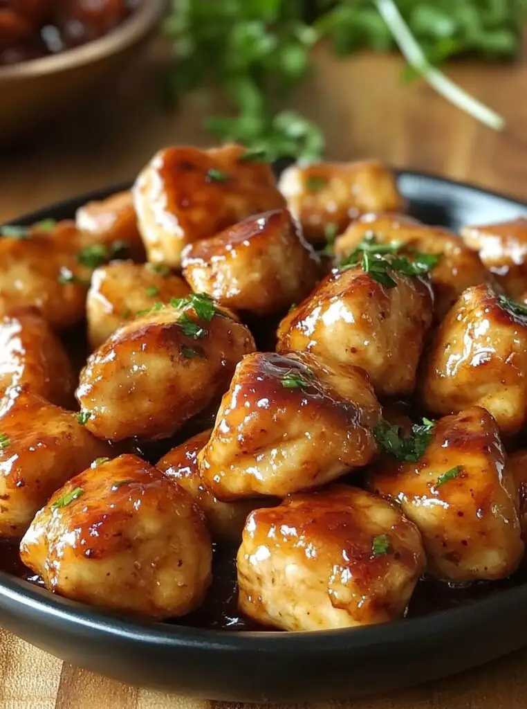 Honey Garlic Chicken Bites