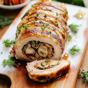 Christmas Stuffed Pork Roast