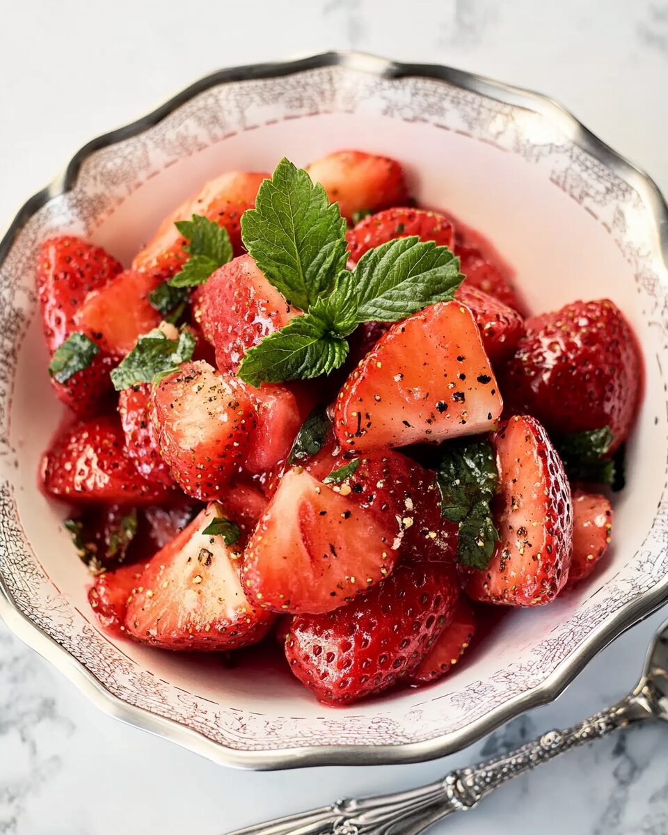 Italian Macerated Strawberries