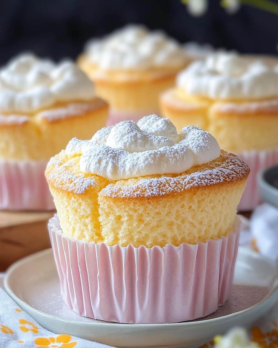 Hokkaido Chiffon Cupcakes