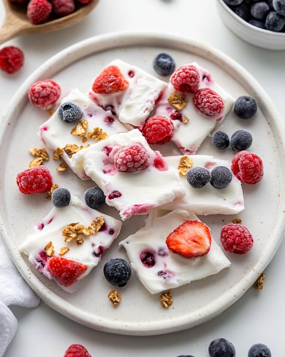 Frozen Yogurt Bark