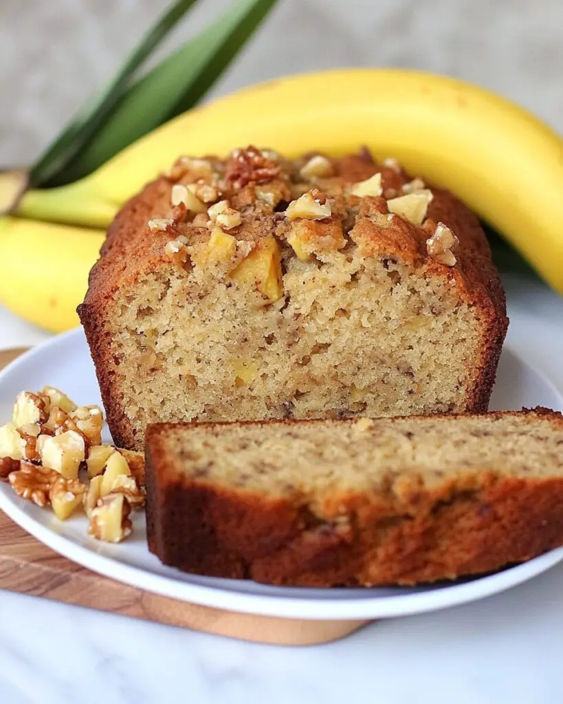 Hawaiian Banana Nut Bread