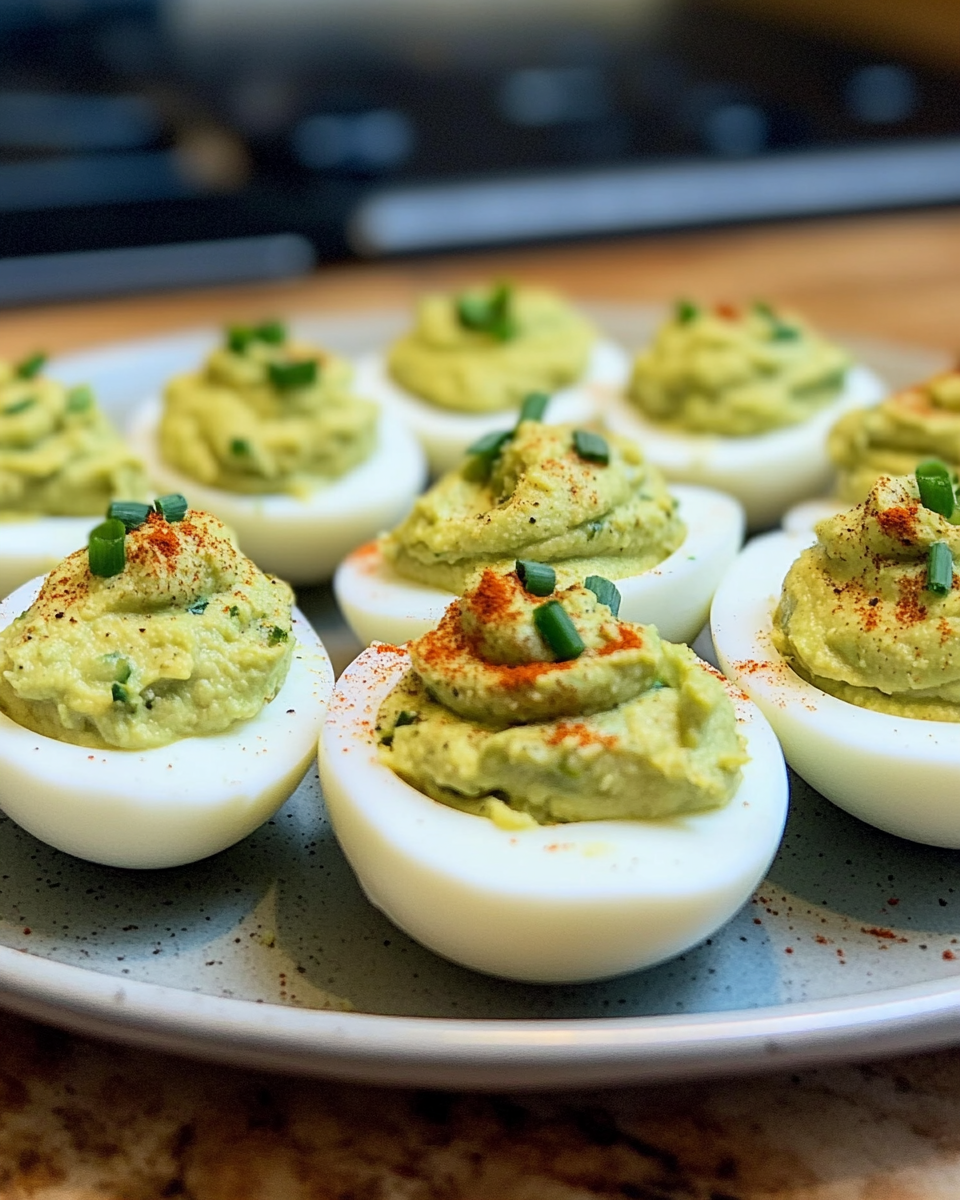 Avocado Deviled Eggs – Low-Carb Protein Power SnackAvocado Deviled Eggs – Low-Carb Protein Power Snack