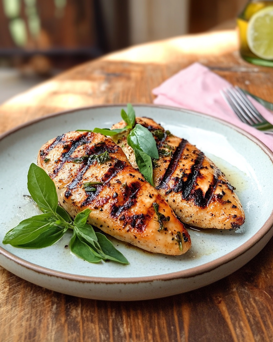 Grilled Chicken Breast with Herbs