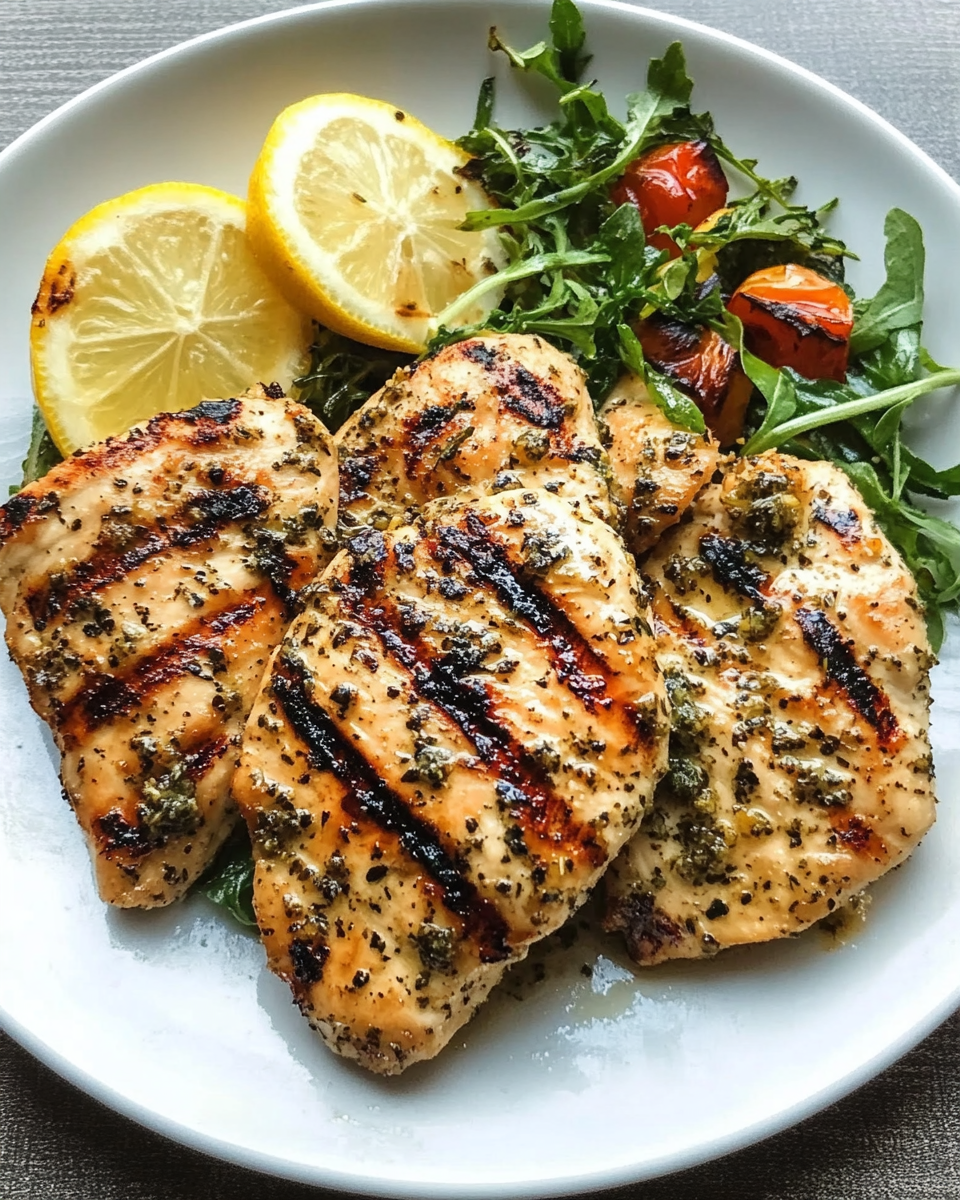 Grilled Lemon Herb Chicken Breast