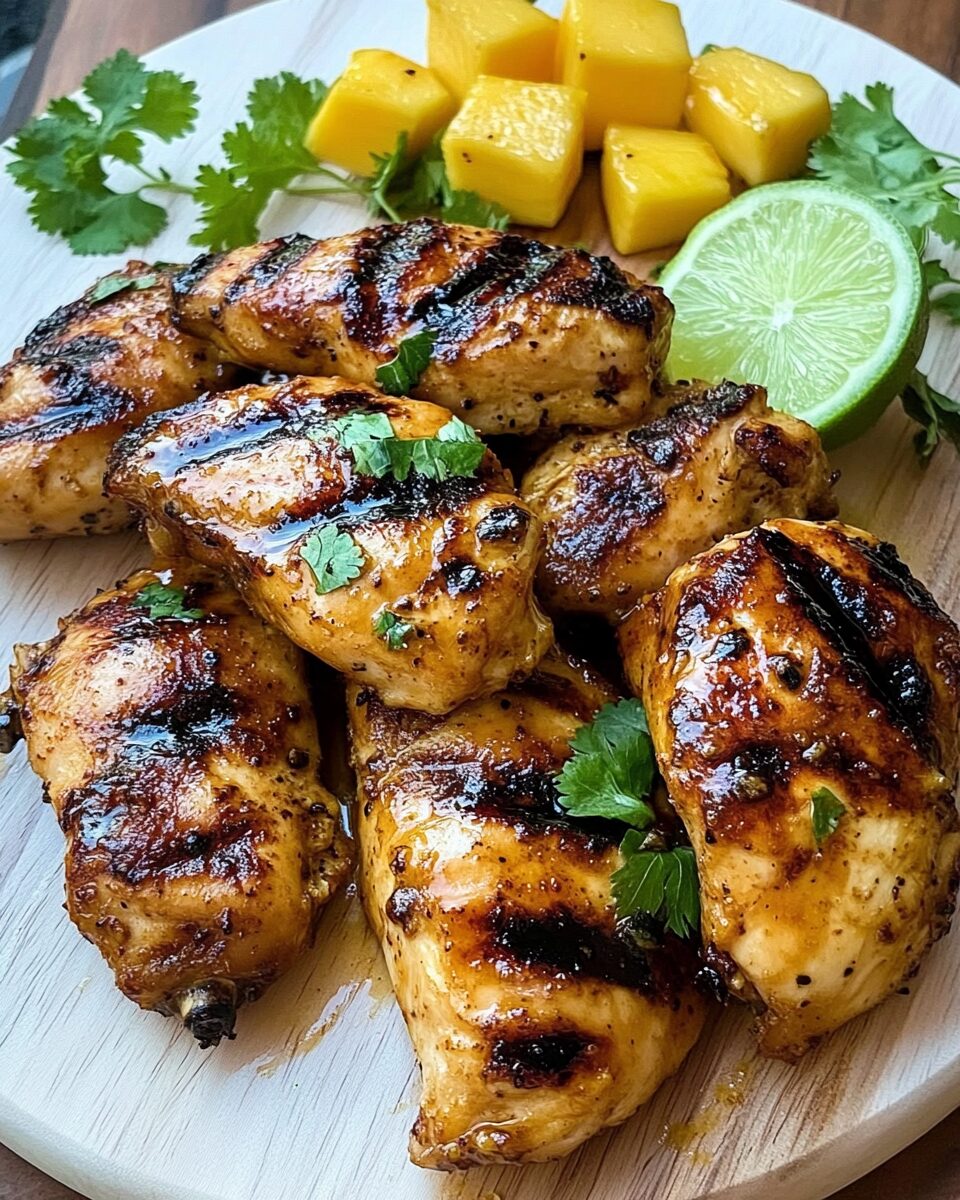 Mango Habanero Grilled Chicken