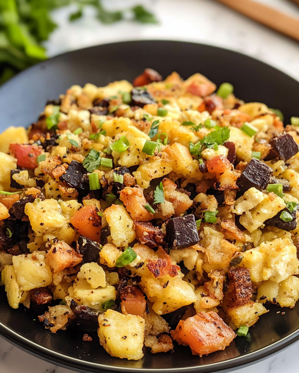 Loaded Black Stone Breakfast Hash