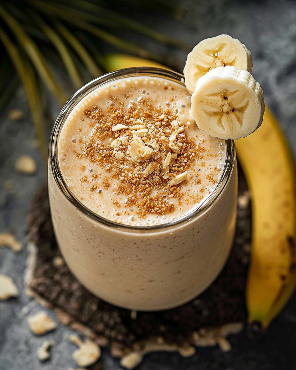 Peanut Butter Banana Protein Smoothie