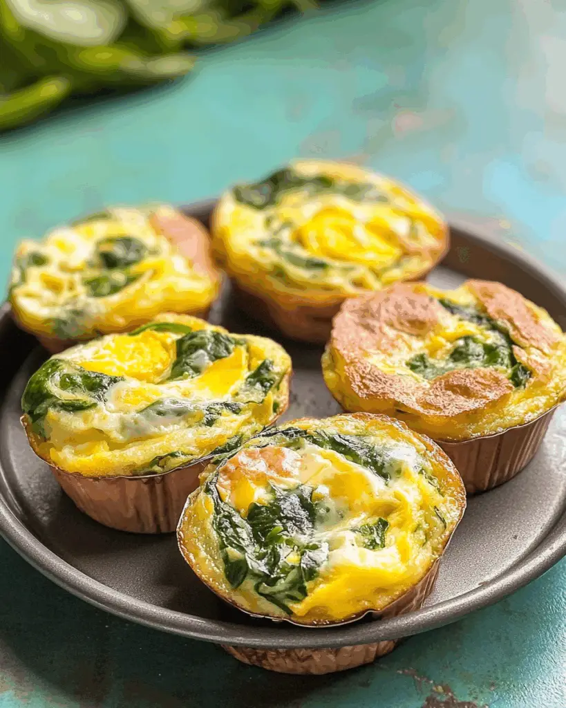 Low-Carb Egg Muffins – Spinach Cheese Pregnancy-Safe Option