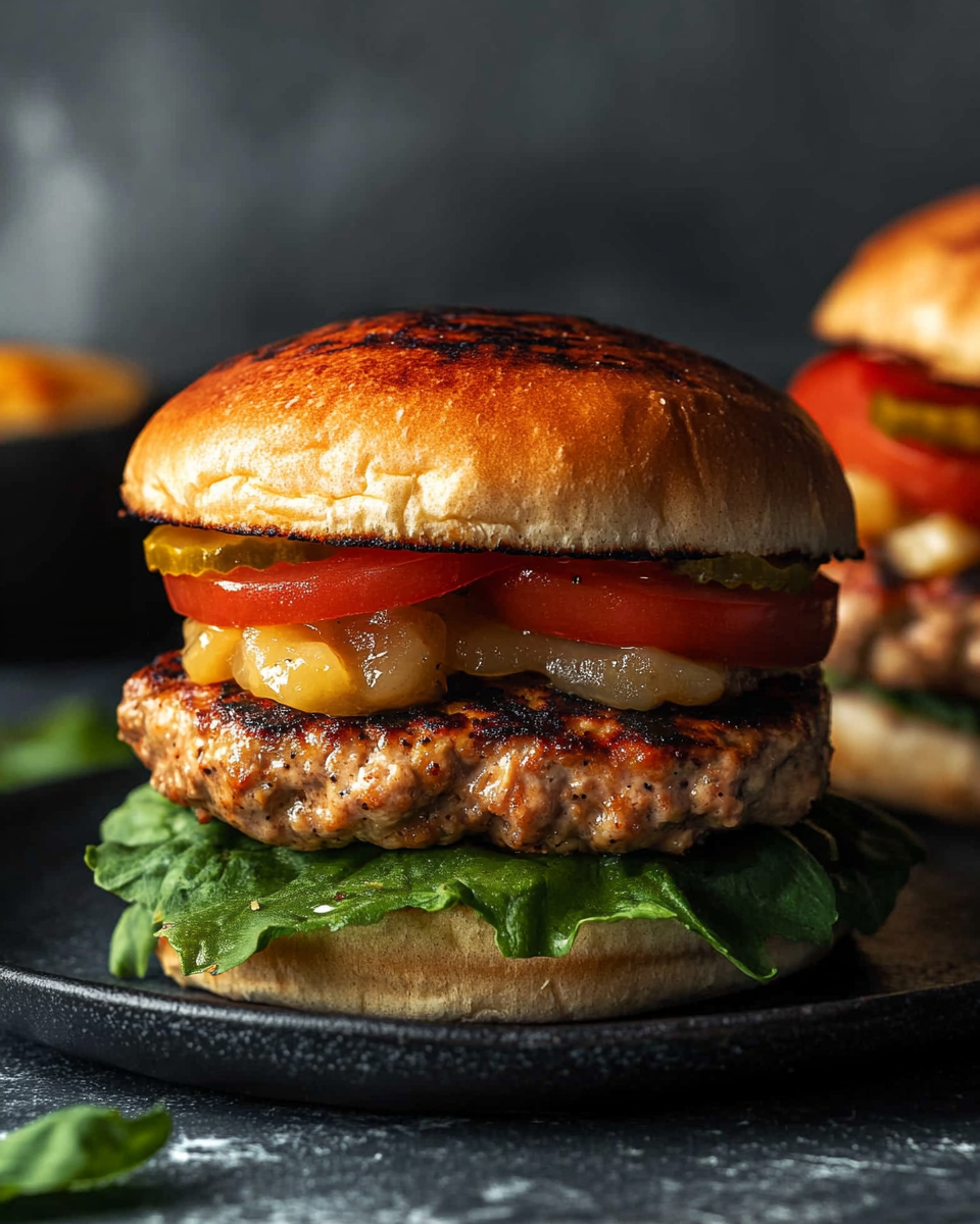Grilled Turkey Burgers