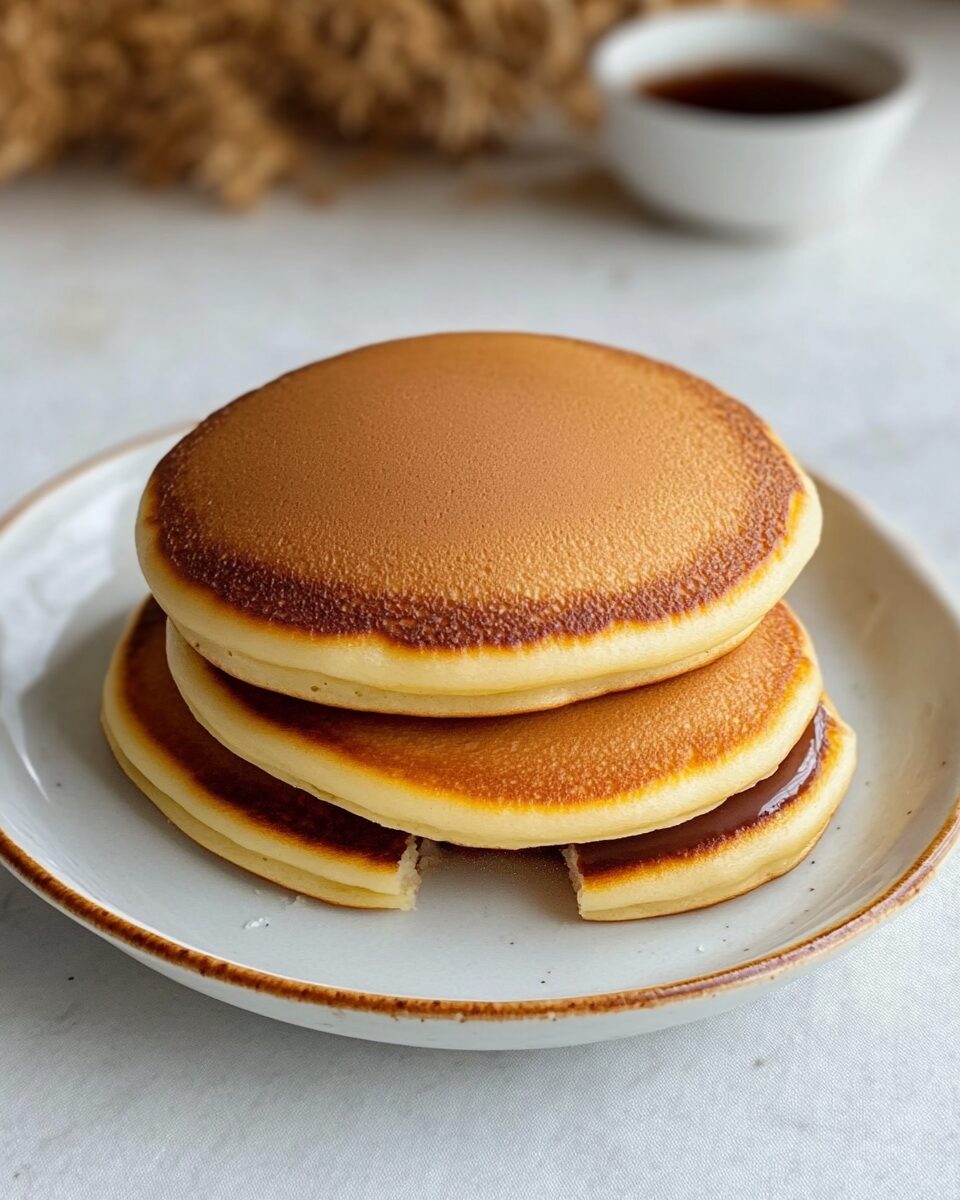 Fluffy Dorayaki Pancake Sandwiches
