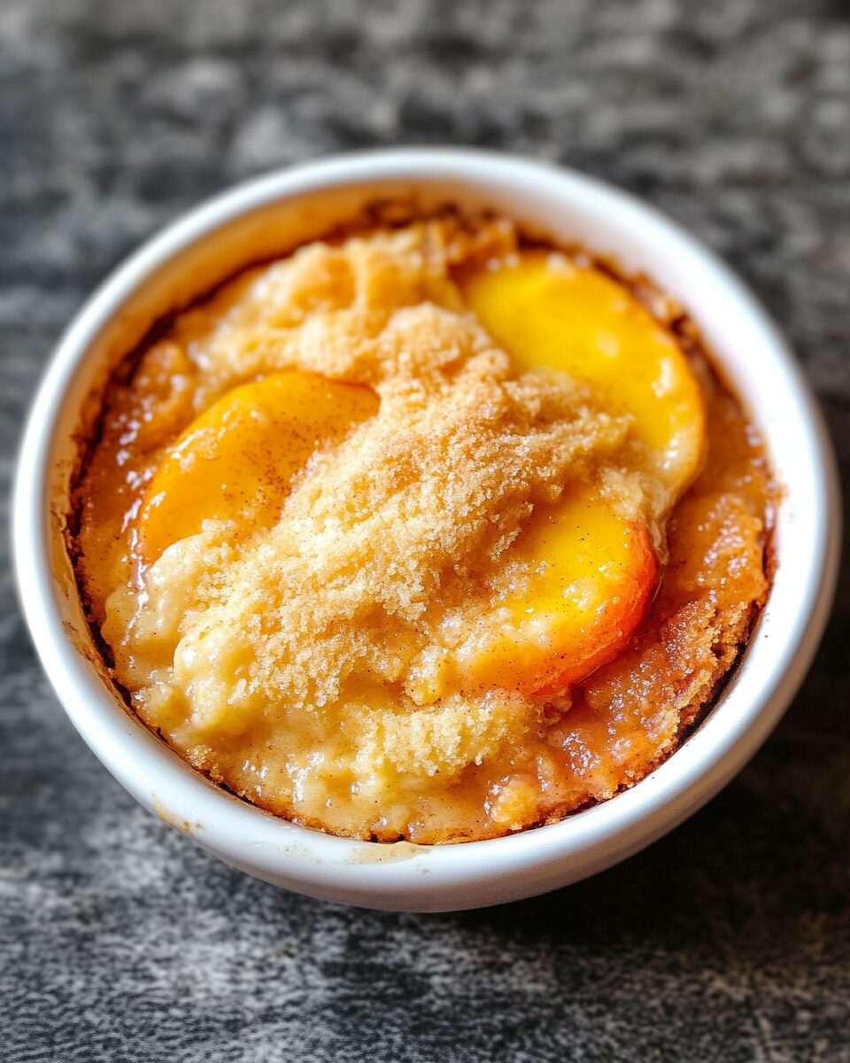 Peach Cobbler – Summer Crockpot Dessert