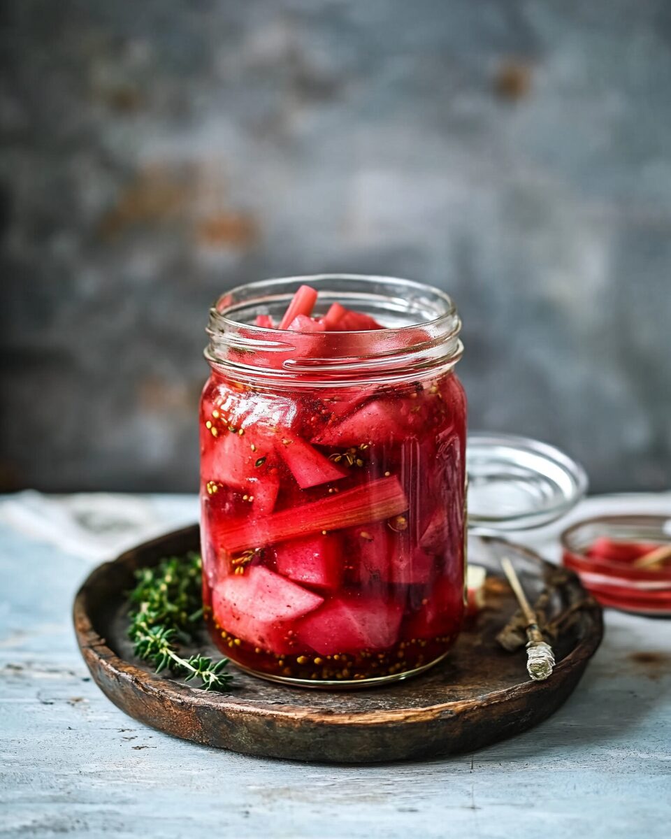 Pickled Rhubarb – Old-Fashioned Recipe