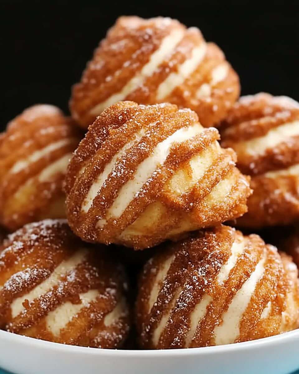 Churro Swirl Cream Bombs That Melt in Your Mouth
