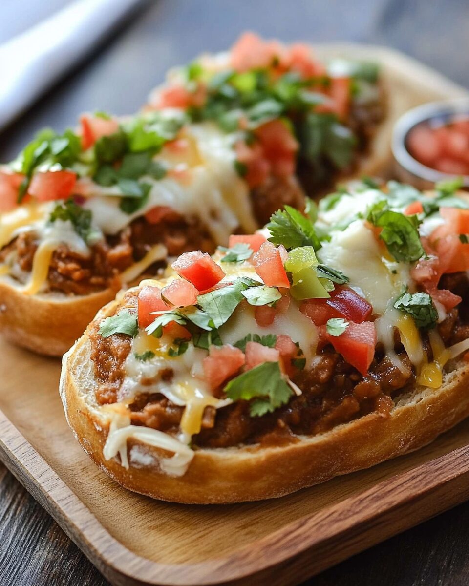 Easy Mexican Molletes with Melty Cheese