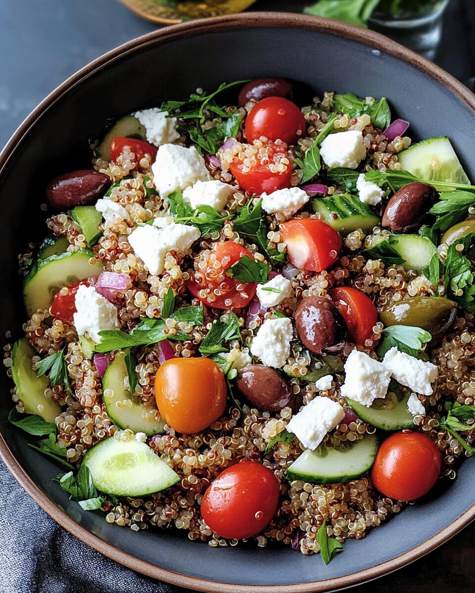 Mediterranean Quinoa Salad – Summer Crockpot