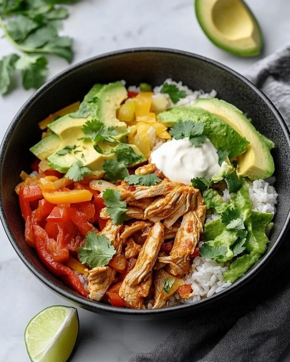 Chicken Fajita Bowls – Easy Summer Crockpot
