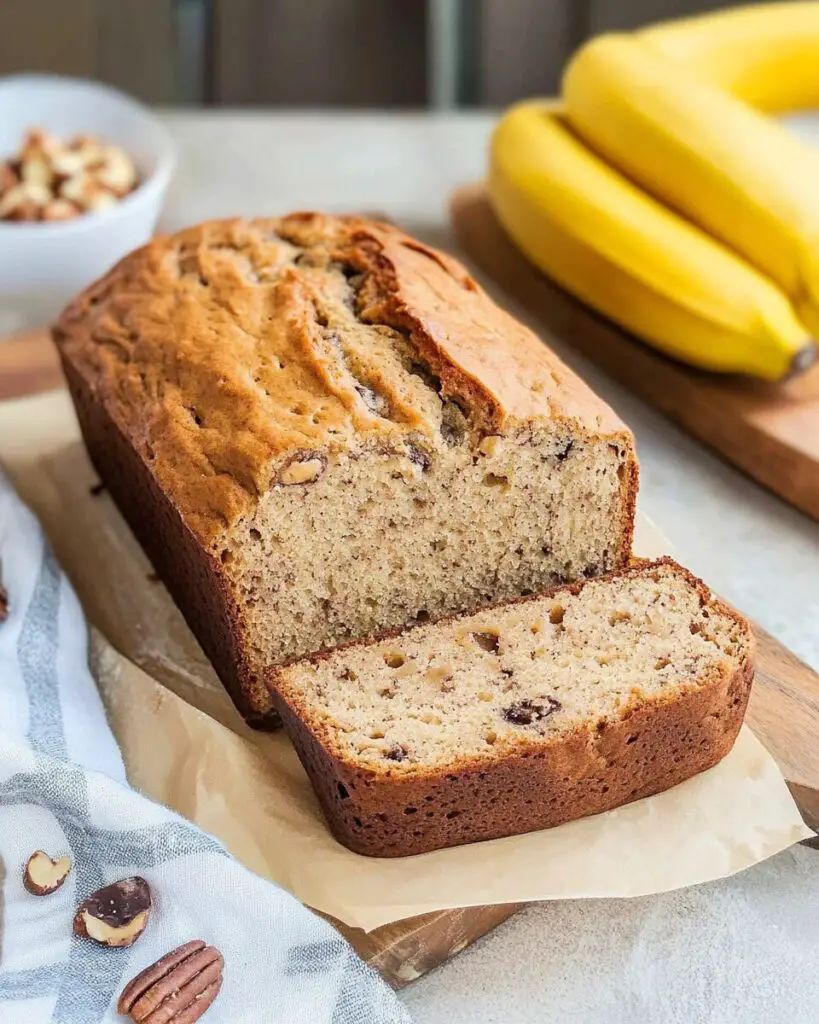 Soft Banana Bread (Bread Machine Recipe)