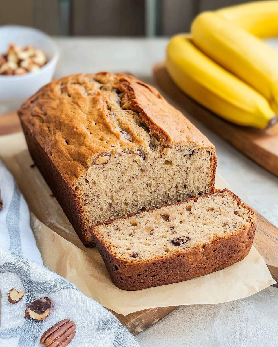 Soft Banana Bread (Bread Machine Recipe)