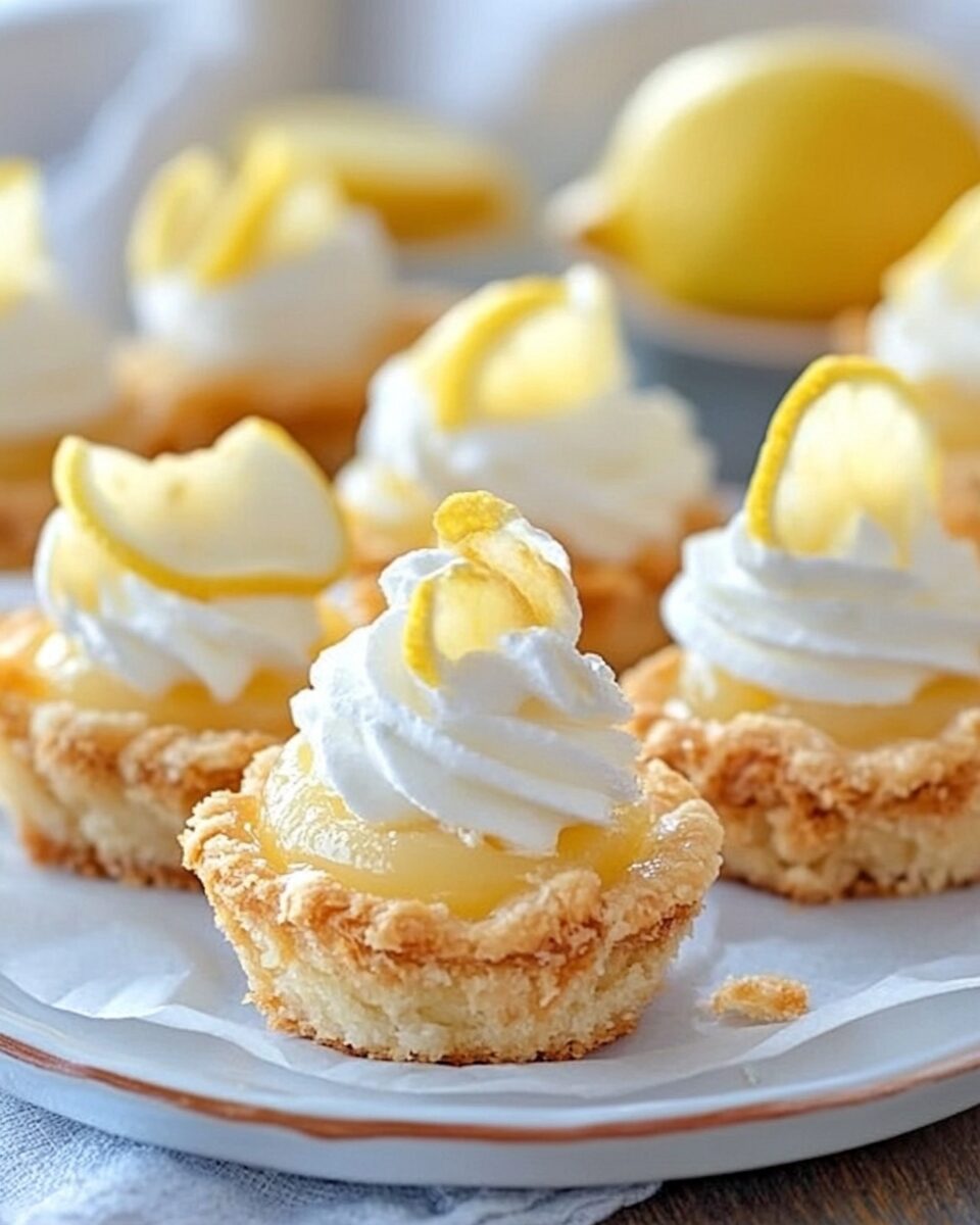 Lemon Drop Pie Bites That Practically Glow
