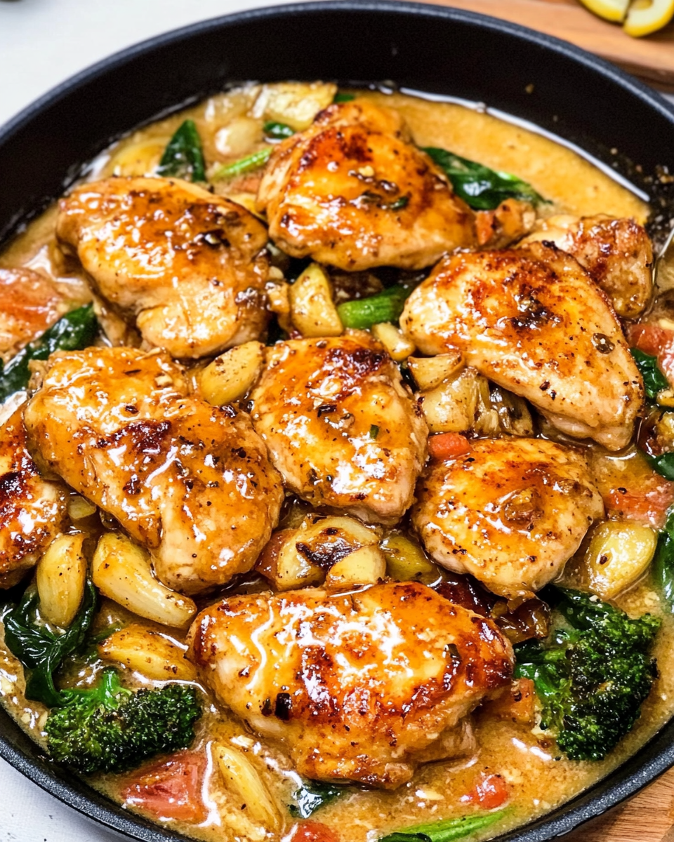 Baked Honey Garlic Chicken