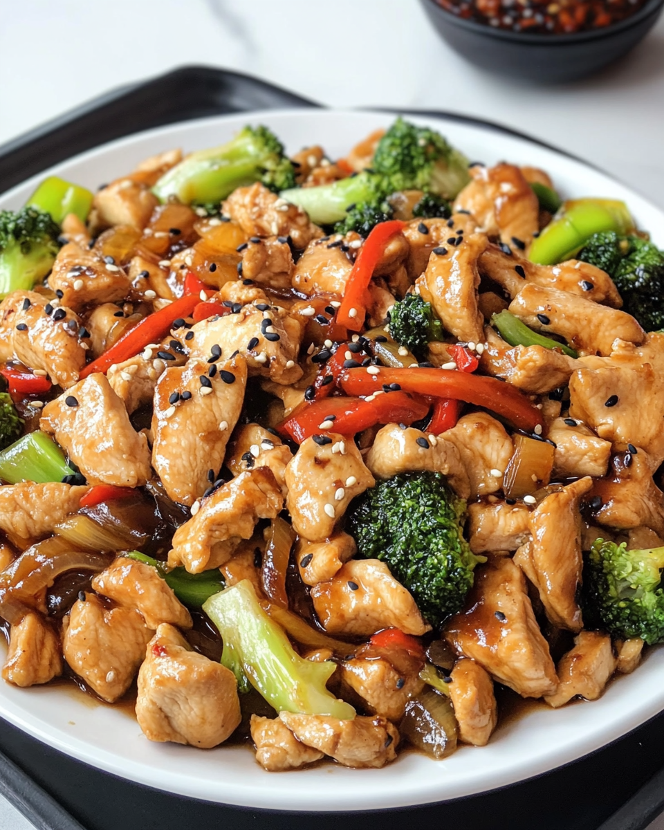 Black Stone Chicken Teriyaki Stir Fry