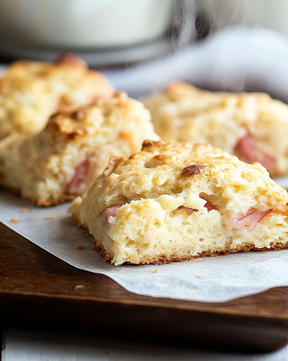 Buttery Rhubarb Scones – Grandma’s Favorite