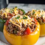 Stuffed Bell Peppers – Summer Crockpot Meal
