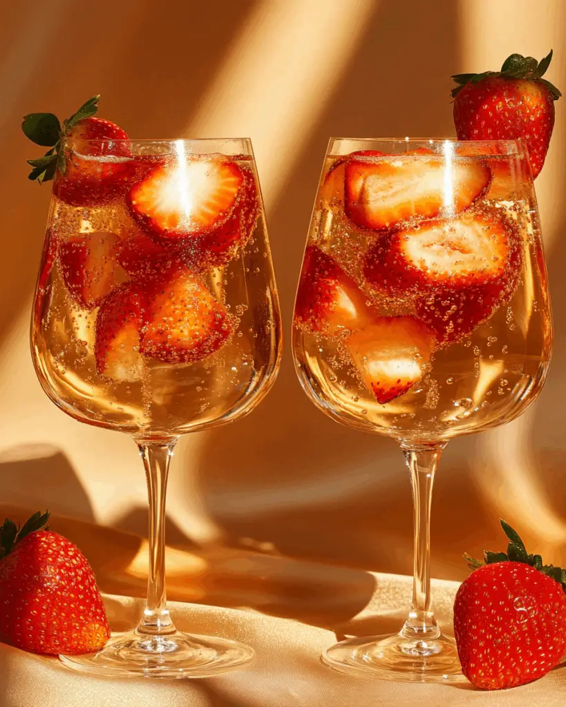 Sparkling Strawberry Sangria