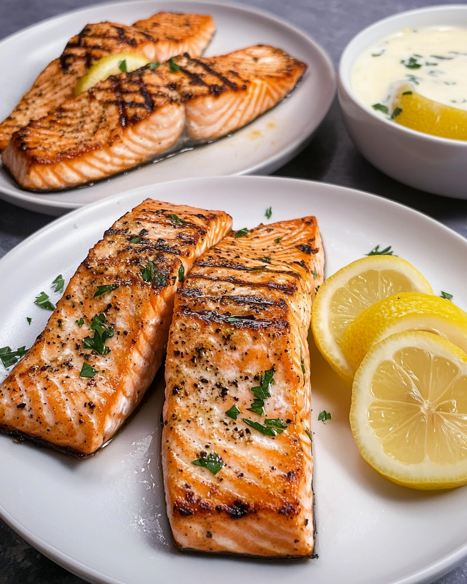 Quick Grilled Salmon Fillets