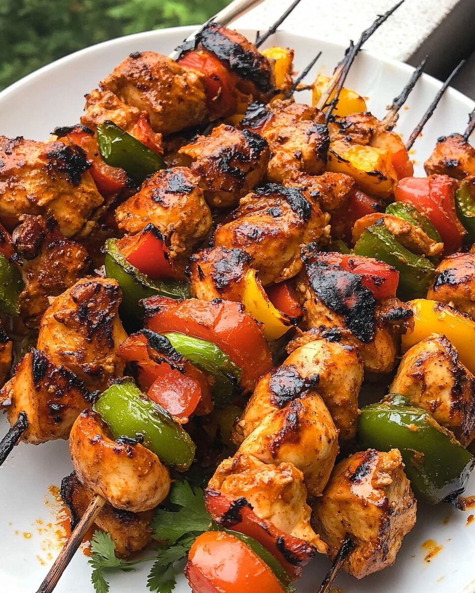 Summer-Style Turkish Chicken Shish Kebab