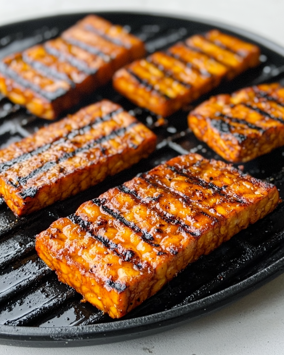 Grilled Tempeh Slices