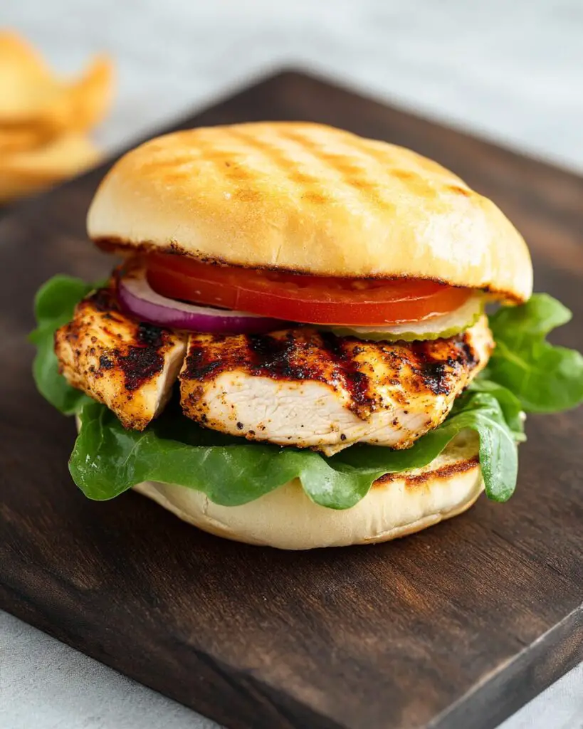 Spicy Grilled Chicken Sandwich – Italian Style