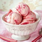 Creamy Rhubarb Ice Cream