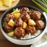 Pineapple Teriyaki Meatballs – Summer Crockpot