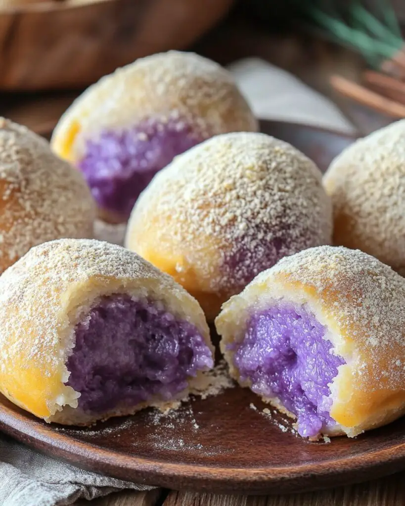 Famous Filipino Ube Pandesal