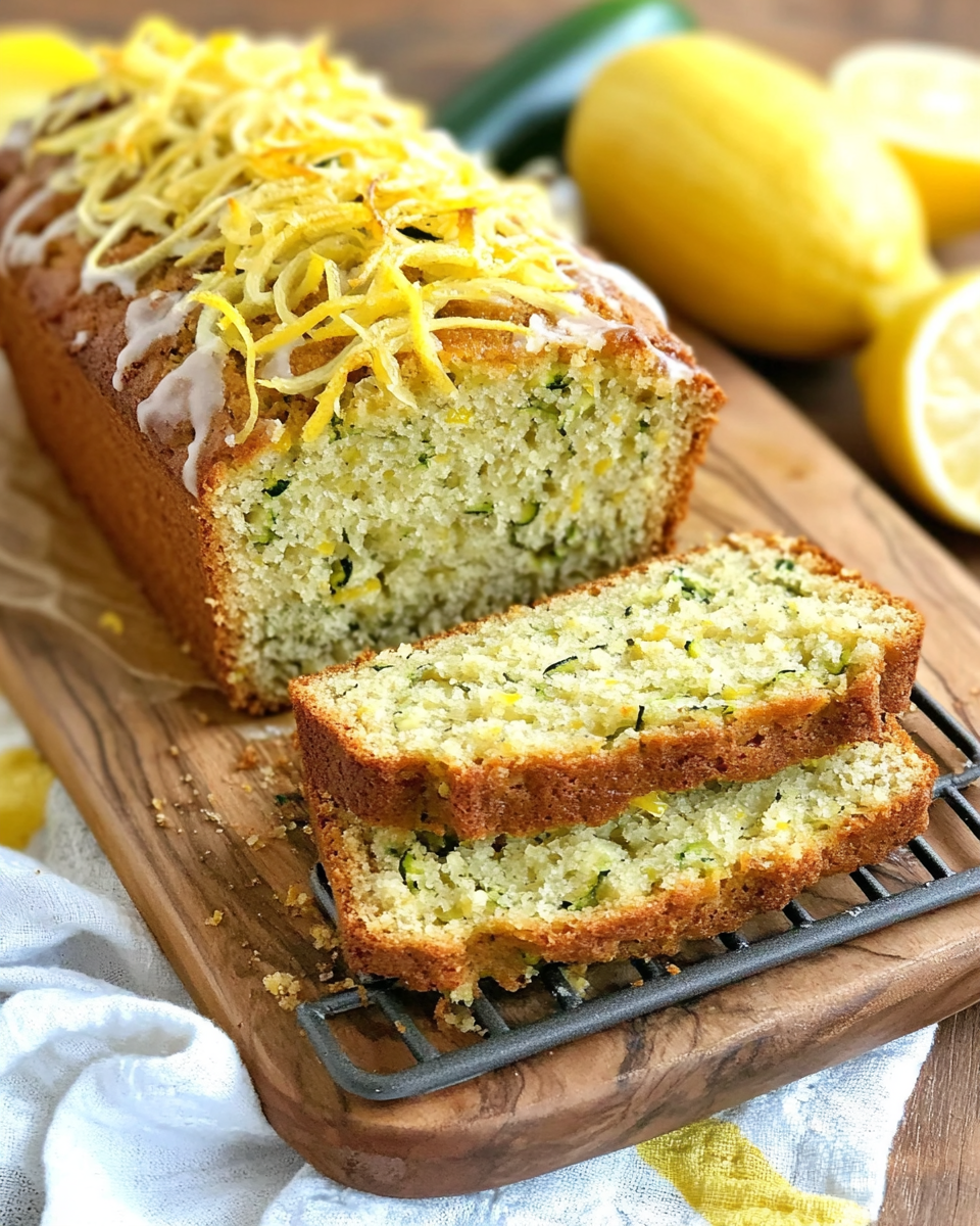 Lemony Zucchini Sunshine Bread
