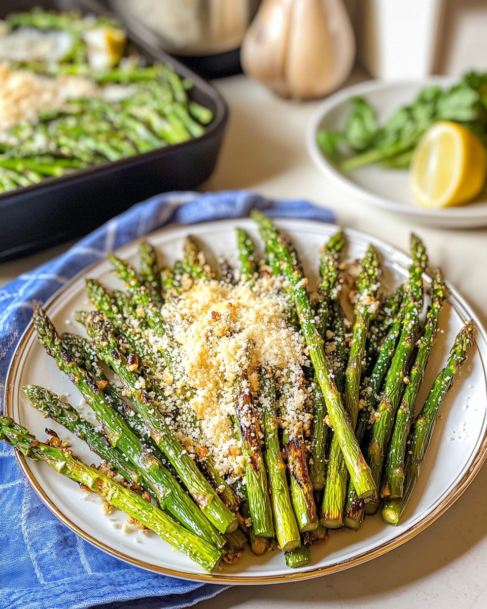 Grilled Asparagus with Parmesan
