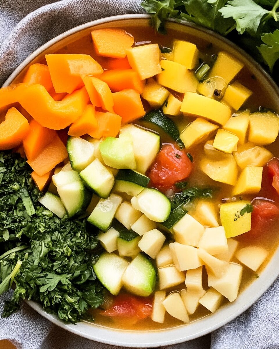Garden Veggie Soup – Light Summer Crockpot