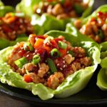 Spicy Sriracha Chicken Lettuce Wraps