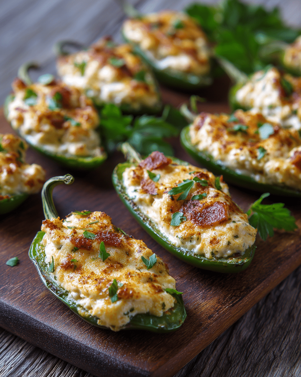 Banana Pepper Jalapeño Poppers – Spicy & Cheesy