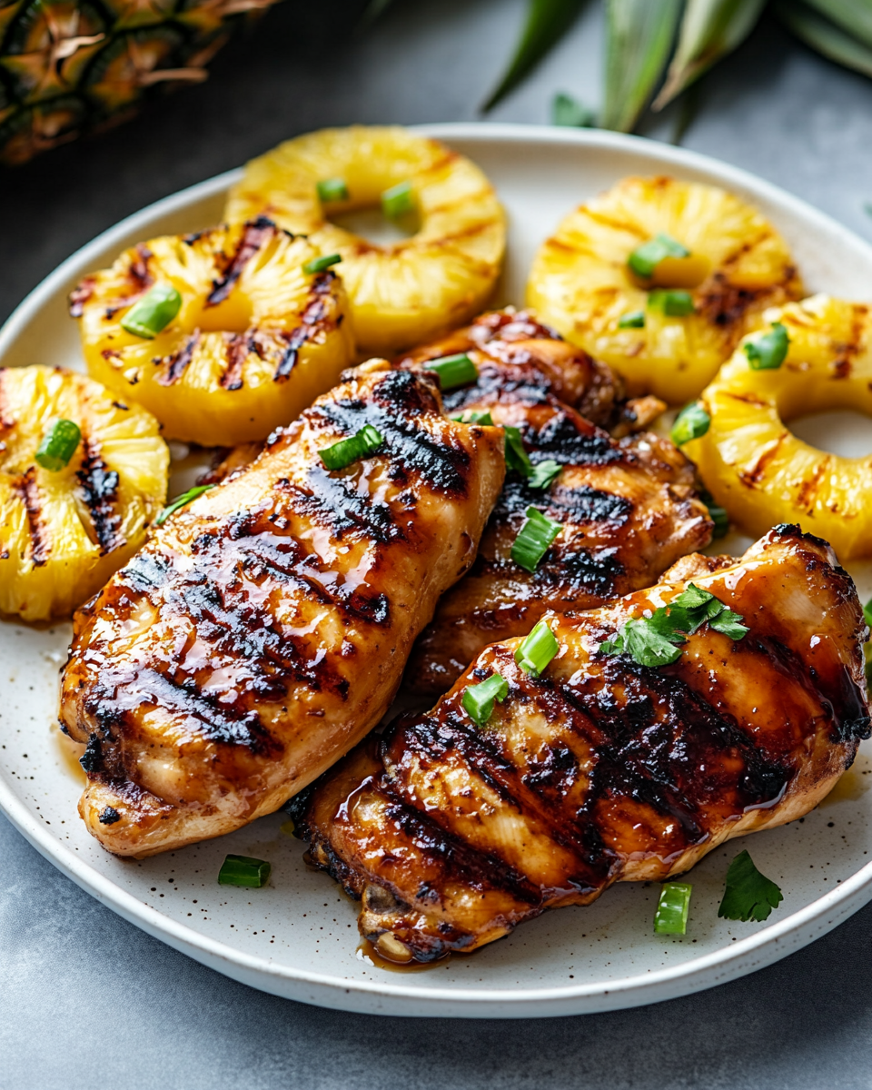 Pineapple Teriyaki Grilled Chicken